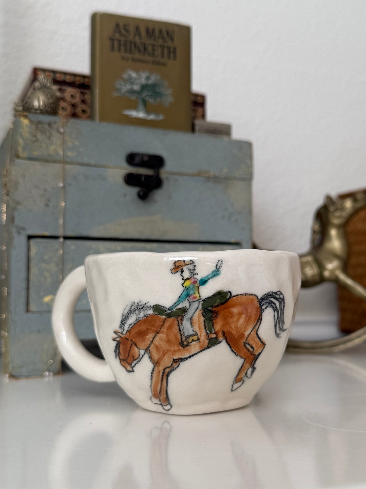 Bucking Bronco Mug
